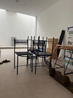 Eetkamerstoelen spaghetti stoelen belotti, Huis en Inrichting, Stoelen, Ophalen, Zwart, Zo goed als nieuw, Metaal
