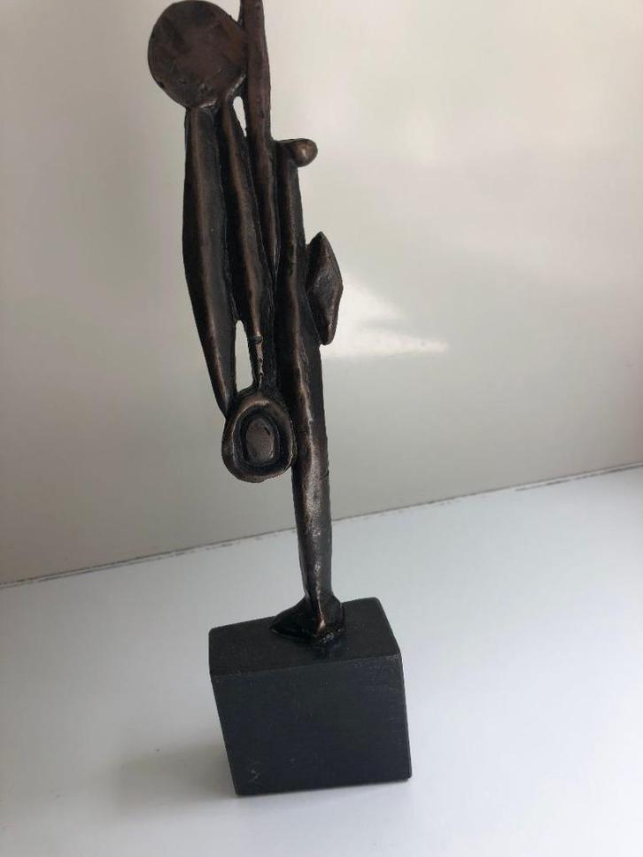 bronzen beeld Wachter, Antiek en Kunst, Antiek | Koper en Brons, Ophalen of Verzenden