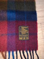 Cashmere Heren Sjaal - Ruitpatroon, Ophalen of Verzenden, Zo goed als nieuw, Overige maten, Rood