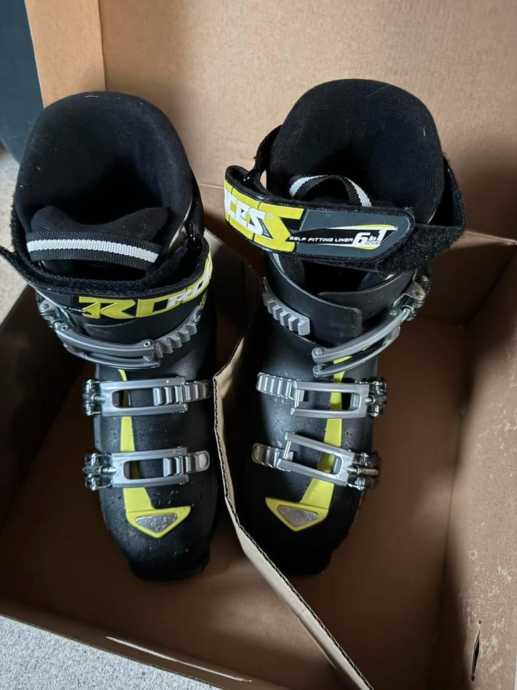 Roces idea free kinderskischoen verstelbaar 36-40, Sport en Fitness, Skiën en Langlaufen, Zo goed als nieuw, Schoenen, Skiën, Overige merken