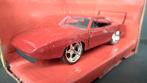 Dom's Dodge Charger Daytona 1:32 Jada Fast Furious Pol, Hobby en Vrije tijd, Modelauto's | 1:32, Verzenden, Nieuw, Auto, Overige merken
