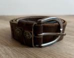 Kinder riem Cowboys belt  echt leer  65 cm  donkerbruin, Ophalen of Verzenden, Zo goed als nieuw, Cowboysbag
