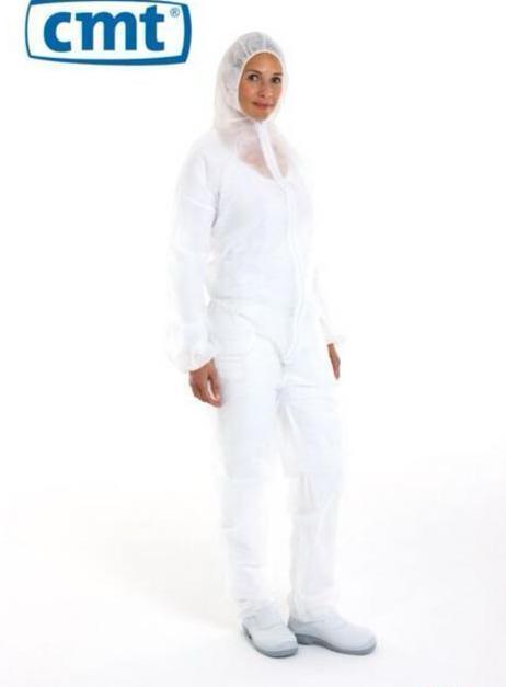 Ca 300 CTM wegwerp overals PP non Woven Wit, Doe-het-zelf en Verbouw, Veiligheidskleding, Nieuw, Ophalen of Verzenden