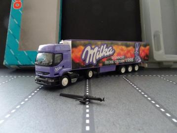 936 albedo renault premiun milka chocolade 1:87 truck trein beschikbaar voor biedingen