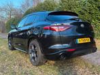 Alfa Romeo Stelvio 2.0T, panodak AWD 2020 Zwartmet., Auto's, Automaat, 1995 cc, Zwart, Zwart