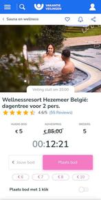 Wellnessresort Hezemeer Belgie, Tickets en Kaartjes, Kortingen en Cadeaubonnen, Overige soorten, Spa of Sauna, Twee personen