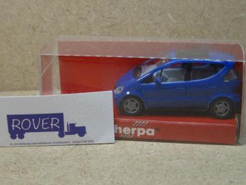 HERPA 1:87, MERCEDES A-KLASSE Blauw/Schuifdak OVP Zie Foto`s beschikbaar voor biedingen
