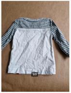 Grijs wit 18 shirt Maat 56 h3, Newborn, Jongetje of Meisje, Newborn, Onbekend