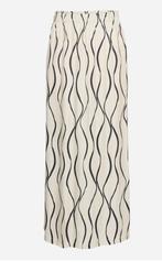 MSCH Copenhagen Rok - Creme/Zwart - Maat L rikkeloa, Kleding | Dames, Beige, Maat 42/44 (L), Ophalen of Verzenden, Zo goed als nieuw
