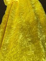 Velours/velvet geel, Overige materialen, 120 cm of meer, Geel, Nieuw