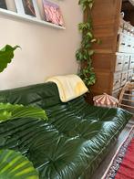 Ligne Roset Togo 3-zitter groen leer, Huis en Inrichting, 150 tot 200 cm, Driepersoons, Ophalen of Verzenden, Zo goed als nieuw