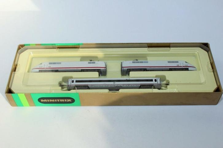 Minitrix 12996 Ice Intercity., Hobby en Vrije tijd, Modeltreinen | N-Spoor, Zo goed als nieuw, Treinset, Gelijkstroom, Trix, Analoog