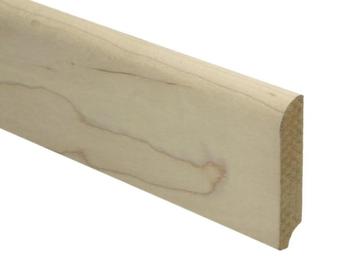 35 Meter Franse houten plint 20x60 mm massief Ahorn beschikbaar voor biedingen