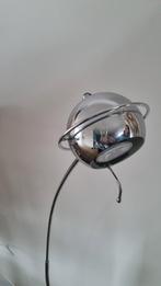 Design booglamp zilver - Searchlight - vloerlamp, 150 tot 200 cm, Zo goed als nieuw, Ophalen