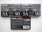 TDK SA90SE Audio Cassette IEC2 Type 2 High Position -3 stuks, Cd's en Dvd's, Cassettebandjes, Ophalen of Verzenden, Nieuw in verpakking