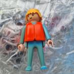 Playmobil Poppetje blauw/groen met oranje, Ophalen of Verzenden, Zo goed als nieuw
