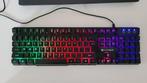 Gaming toetsenbord Silvergear met RGB rainbow ledverlichting, Gebruikt, Silvergear, Gaming toetsenbord, Ophalen of Verzenden