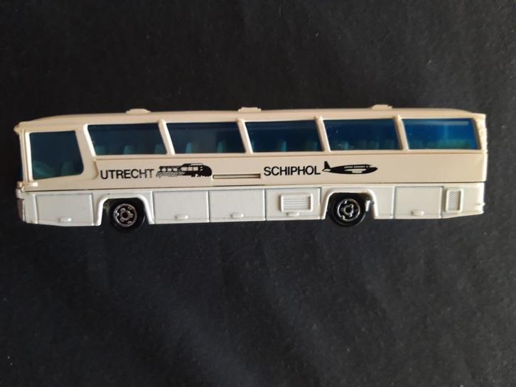 Majorette Neoplan autobus Utrecht CS – Schiphol - schaal H0, Hobby en Vrije tijd, Modelauto's | 1:87, Zo goed als nieuw, Bus of Vrachtwagen
