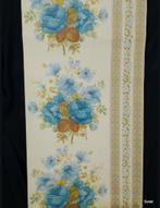 14012 retro bloemen streep cottage vintage oud behang swiet, Huis en Inrichting, Stoffering | Behang, Verzenden, Bruin