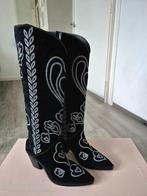 Lange western boots Fabienne Chapot mt38, Hoge laarzen, Zwart, Ophalen of Verzenden, Zo goed als nieuw