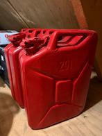 3x Benzine Jerrycan 20L - 1993 - Overgespoten, Auto diversen, Overige Auto diversen, Ophalen