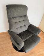 Draai Fauteuil | Relax stoel met voetenbank, Huis en Inrichting, Fauteuils, Ophalen, Minder dan 75 cm, Zo goed als nieuw, Stof