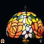 Tiffany tafellamp Fiore - 20 cm, Nieuw, Ophalen of Verzenden, Glas, Tiffany