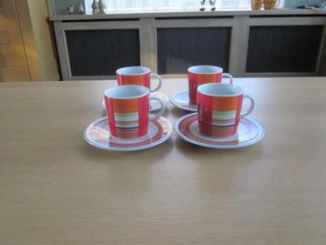 Arzberg Retsch Germany 4 kop D7cm H7,5cm schotels beschikbaar voor biedingen