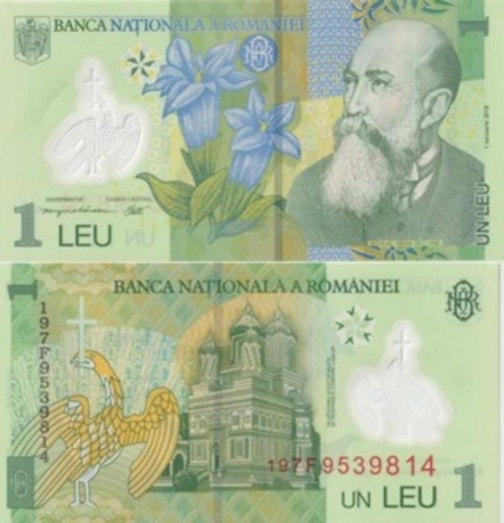 ROEMENIE 2018 1 lei #117 UNC polymer, Postzegels en Munten, Bankbiljetten | Europa | Niet-Eurobiljetten, Los biljet, Overige landen
