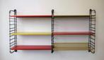 Vintage Tomado wandrek boekenrek Dekker metaal 60's rek, Huis en Inrichting, Woonaccessoires | Wandplanken en Boekenplanken, Ophalen of Verzenden