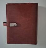 Vulbare lederen agenda, Diversen, Agenda's, Ophalen of Verzenden, Gebruikt