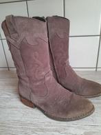 Bruine suede western laarzen, Kinderen en Baby's, Ophalen of Verzenden, Meisje, Laarzen