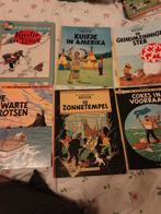 6X stripboeken Kuifje, Gelezen, Eén stripboek, Ophalen of Verzenden, Hergé