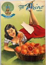 F.lli Perino Torino origineel 1951!, Ophalen of Verzenden, Gebruikt, Reclamebord