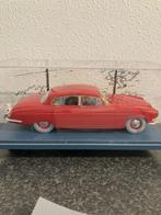 Kuifje Moulinsart Auto 1/24 De Jaguar van de ontvoerders - T, Verzamelen, Ophalen of Verzenden, Kuifje, Zo goed als nieuw, Beeldje of Figuurtje