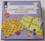 Slangen en Ladders en 4x4 spel, Hobby en Vrije tijd, Gezelschapsspellen | Bordspellen, Vijf spelers of meer, Ophalen of Verzenden