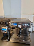 Solis(Sage) Triple Heat Dual Boiler espresso machine + maler, Zo goed als nieuw, Espresso apparaat, Ophalen