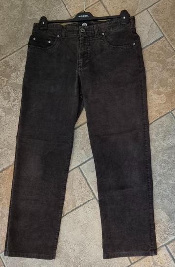 Gardeur donkerbruine smalle corduroy 5-pocketbroek Mt 36/32 beschikbaar voor biedingen