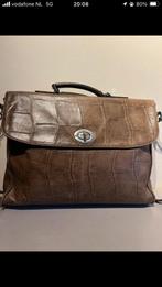 Arthur & Aston laptop school schouder tas croco, Ophalen of Verzenden, Nieuw, Bruin