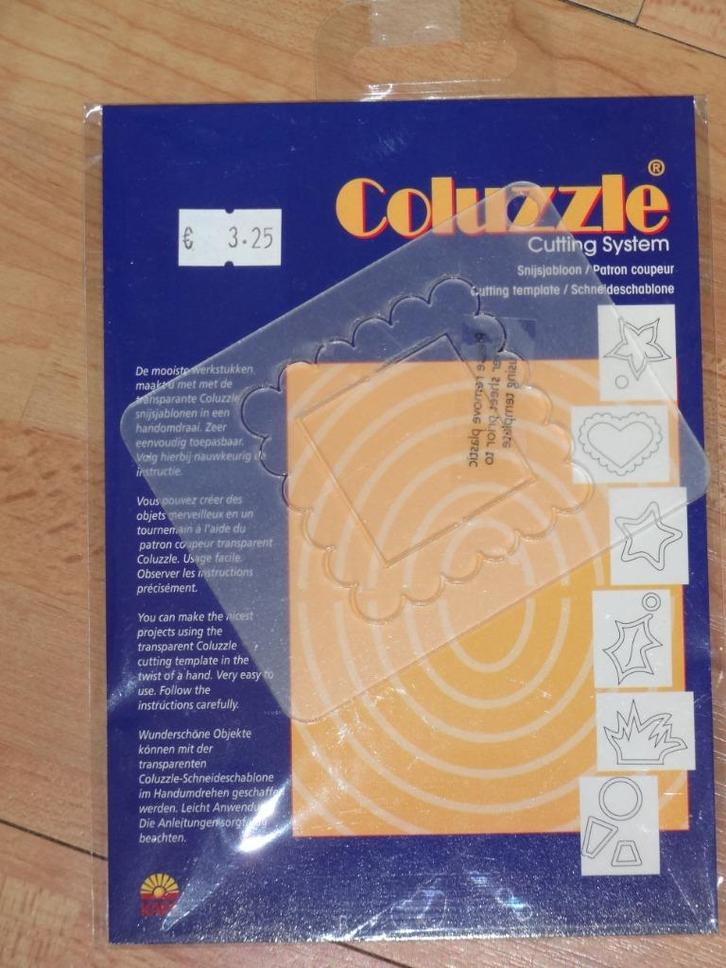 Coluzzle mini snijmal 5058 *nieuw* (vierkant), Hobby en Vrije tijd, Kaarten | Zelf maken, Nieuw, Pons of Mal, Ophalen of Verzenden