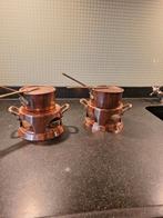 Warmhoudplaat  van Mauviel 2x en 2x pannetjes met deksel, Huis en Inrichting, Ophalen of Verzenden, Gebruikt, Overige materialen