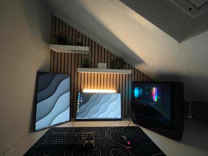 Complete Game PC Setup, Computers en Software, Desktop Pc's, Zo goed als nieuw, Onbekend, SSD, 32 GB, Met videokaart, Met monitor