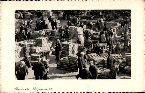 Barneveld Kippenmarkt st 1943 Uitg Rembrandt, Verzamelen, Ansichtkaarten | Nederland, Gelopen, Gelderland, 1940 tot 1960, Verzenden