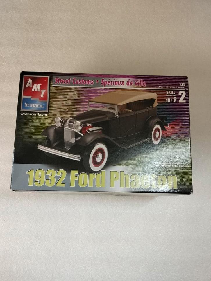 AMT 1932 Ford Phaeton Modelbouwpakket, Hobby en Vrije tijd, Modelbouw | Auto's en Voertuigen, Zo goed als nieuw, Auto, 1:32 tot 1:50