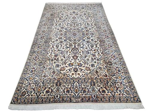 Handmade Persian wool Keshan carpet medallion 148x238cm, Huis en Inrichting, Stoffering | Tapijten en Kleden, Zo goed als nieuw