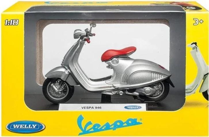 59938: Vespa 946 - Welly 1:43, Hobby en Vrije tijd, Modelauto's | 1:18, Nieuw, Motor, Welly, Ophalen of Verzenden
