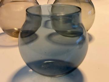 Iittala, Finland: 4 Aroma glazen I-lasi Timo Sarpaneva 1956 beschikbaar voor biedingen