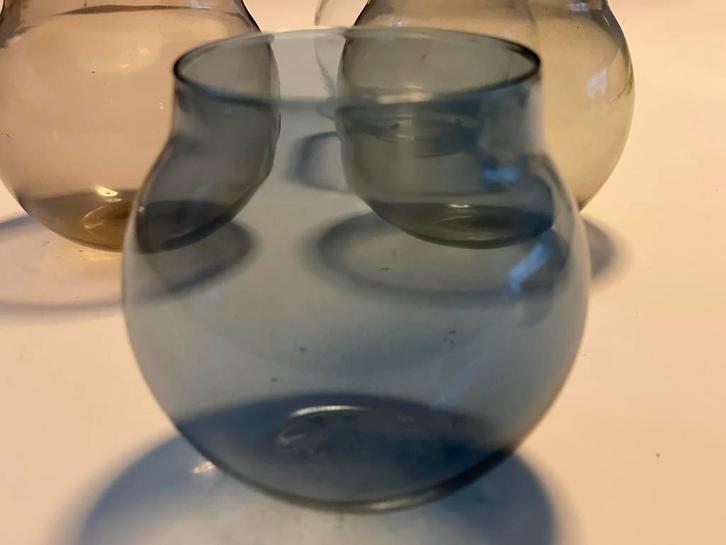 Iittala, Finland: 4 Aroma glazen I-lasi Timo Sarpaneva 1956, Antiek en Kunst, Antiek | Glas en Kristal, Ophalen of Verzenden