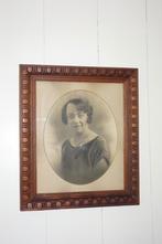 Prachtige antieke jaren 30 Franse houten fotolijst, Ophalen of Verzenden, Zo goed als nieuw