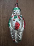 Mooie grote glazen kerstbal clown met handen in de zakken, Diversen, Kerst, Ophalen of Verzenden, Gebruikt